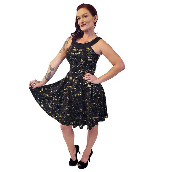 Banned Dresses & Skirts - Banned Out of This World Swing Dress